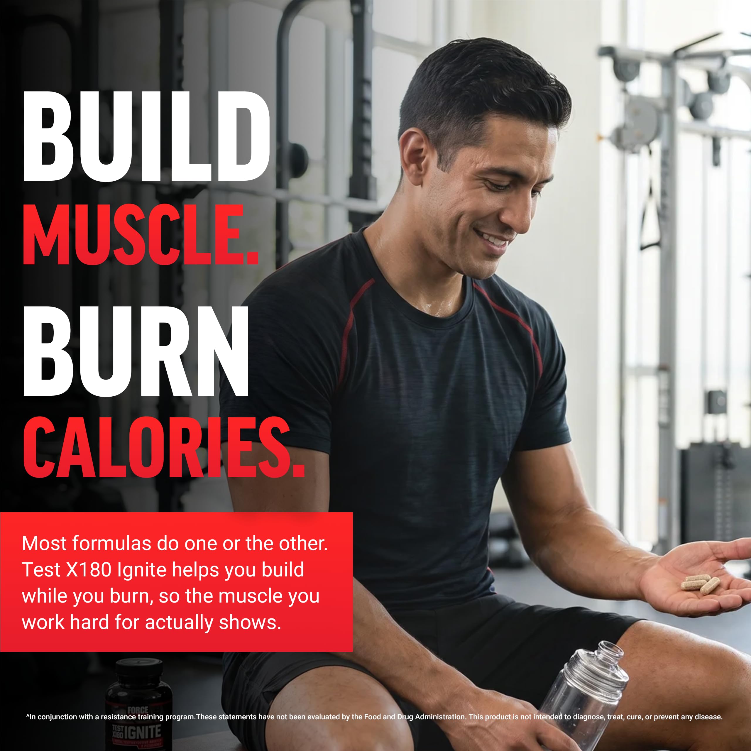 Force Factor Test X180 Ignite Testosterone Booster & Fat Burner for Men — Amazon image 5