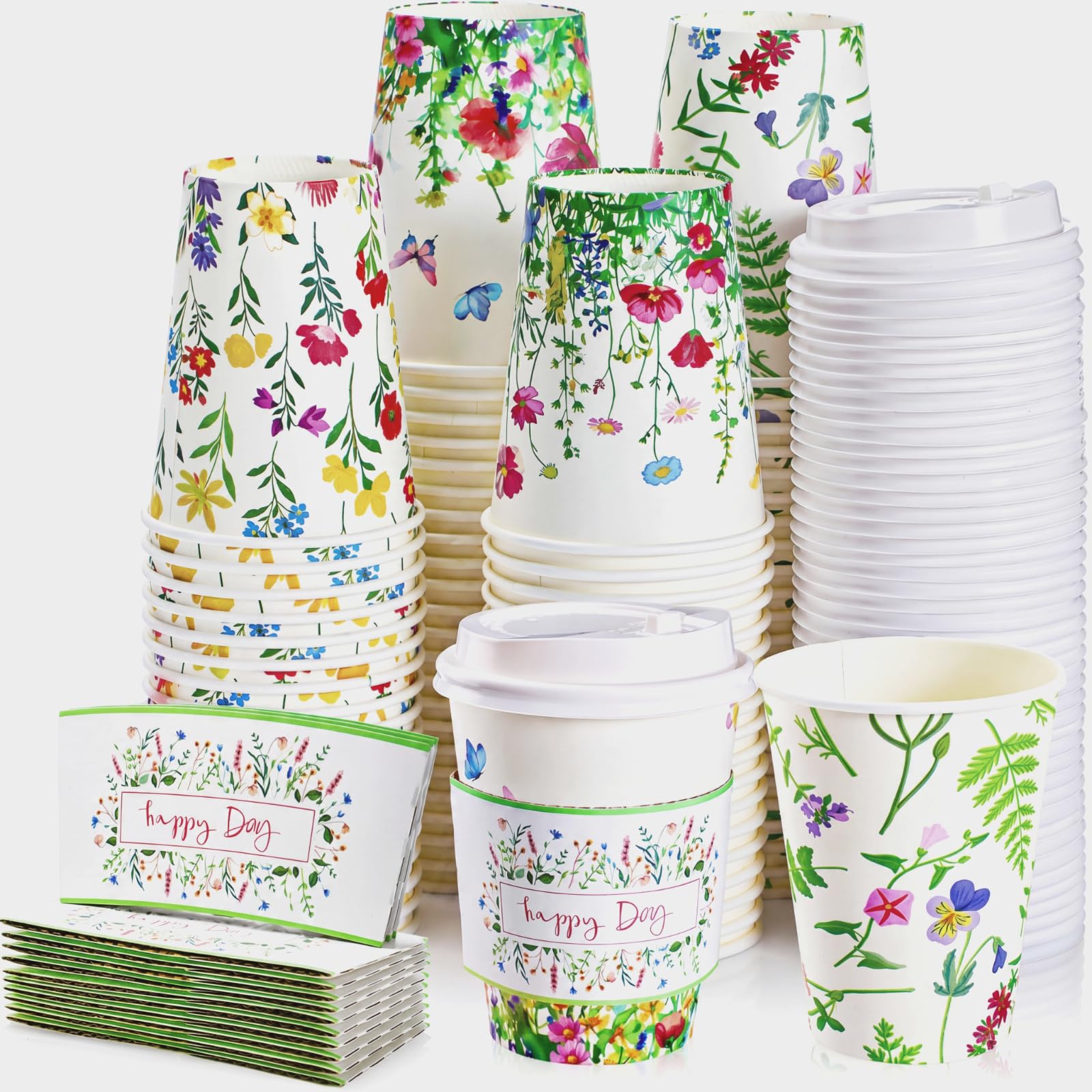 Gobelets carton café pour mariages et fêtes élégantes Remerry x100
