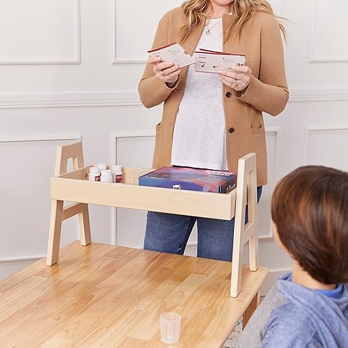 Miniatura 21 de ECR4Kids Estante apilable ajustable con borde completo, estantería, gris lavado Blanco antiguo,Marrón oscuro,Gris (Grey Wash),Natural