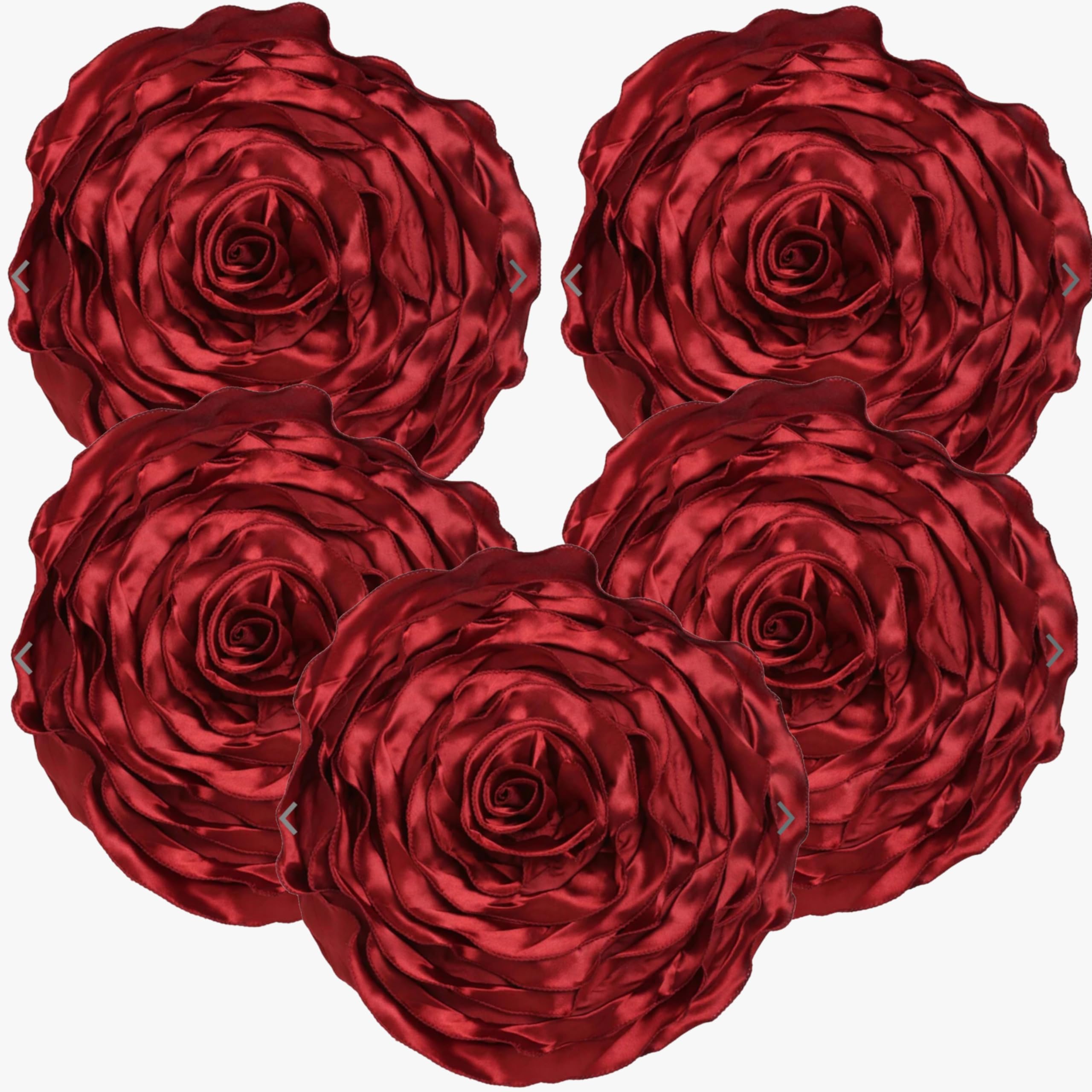 See full amazon price history chart for LOFEY Pack of 5 Elegant Satin Rose Round Cushion Covers - 16x16 Inch Roundd Pillow Cases for Home Décor (Maroon) LOFEY Pack of 5 Elegant Satin Rose Round Cushion Covers - 16x16 Inch Roundd Pillow Cases for Home Décor (Maroon) (B0CPT4ZQQH) Amazon Price History, Amazon Price Tracker