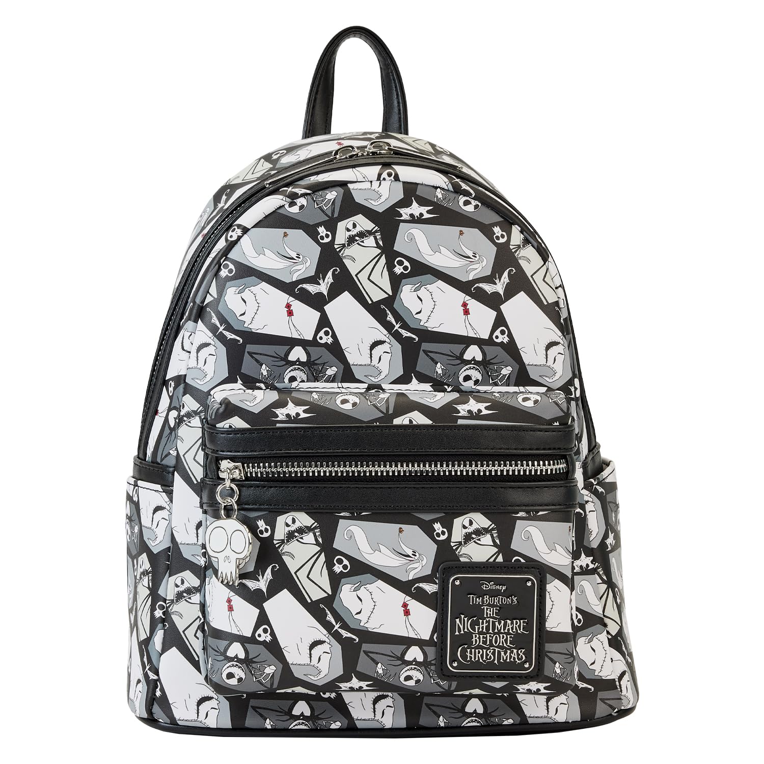 Lougefy Nightmare Before Christmas Xmas Coffin All over Print Mini Backpack: Spooky Holiday Style!