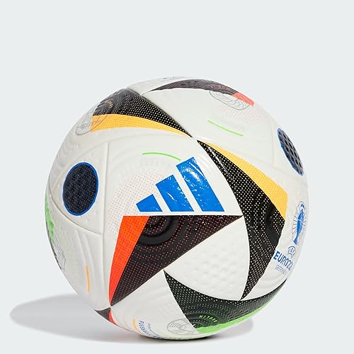 Miniatura 6 de adidas Fussballliebe Euro 2024 FIFA Quality Pro Ball IQ3682, unisex, balón de fútbol, blanconegroazul brillante, 5