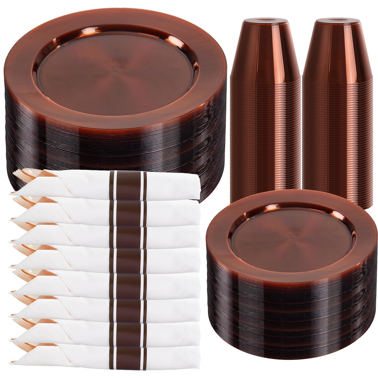 DaYammi Gold Dinnerware Set - 350 Piece -14