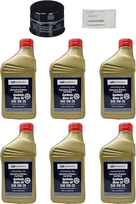 Subaru 2022-2026 Brz Oil Change Kit - Filter - Gasket