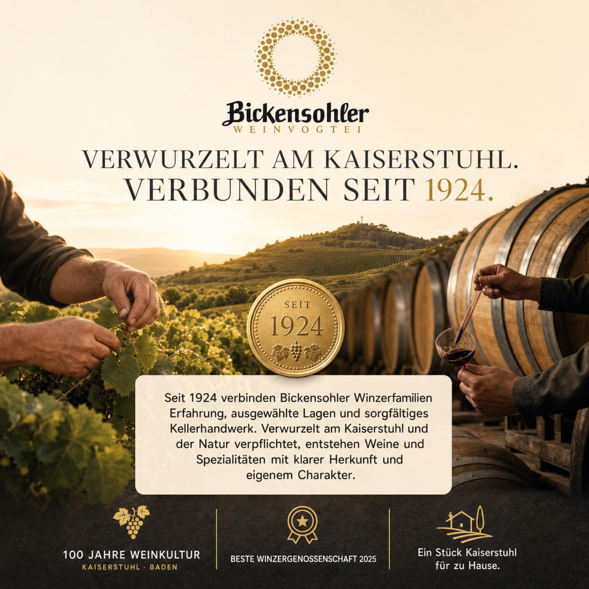 Bickensohler Sekt Probierpaket (6 Flaschen) – je drei Flaschen Cuvée du Maitre und Mysterious Pinot Noir Blanc de Noir – Winzersekt vom Kaiserstuhl