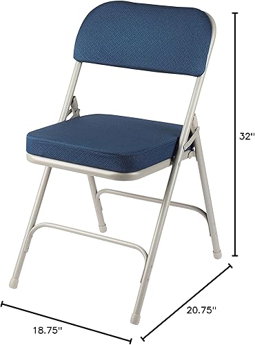 Miniatura 76 de OEF Furnishings Serie OEF3200 Sillas plegables de vinilo de alta calidad, resistentes, de grado industrial, asiento ultra acolchado de 2 pulgadas,