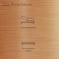 Vista 3 de Serta Baselogic Armazón de Cama Base Ajustable Nivel 1 - Queen - Ajustabilidad de Cabecera, Control Remoto con Cable, Patas Removibles para Diseño