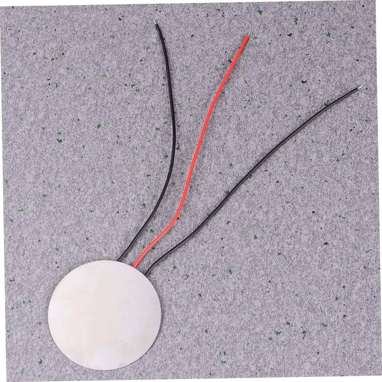 OSALADI 20pcs Piezoelectric Ceramic Discs Self-Excited Three-Pole Transducers for Drums Guitars and Microphones Random Wire and Practical Sound Components