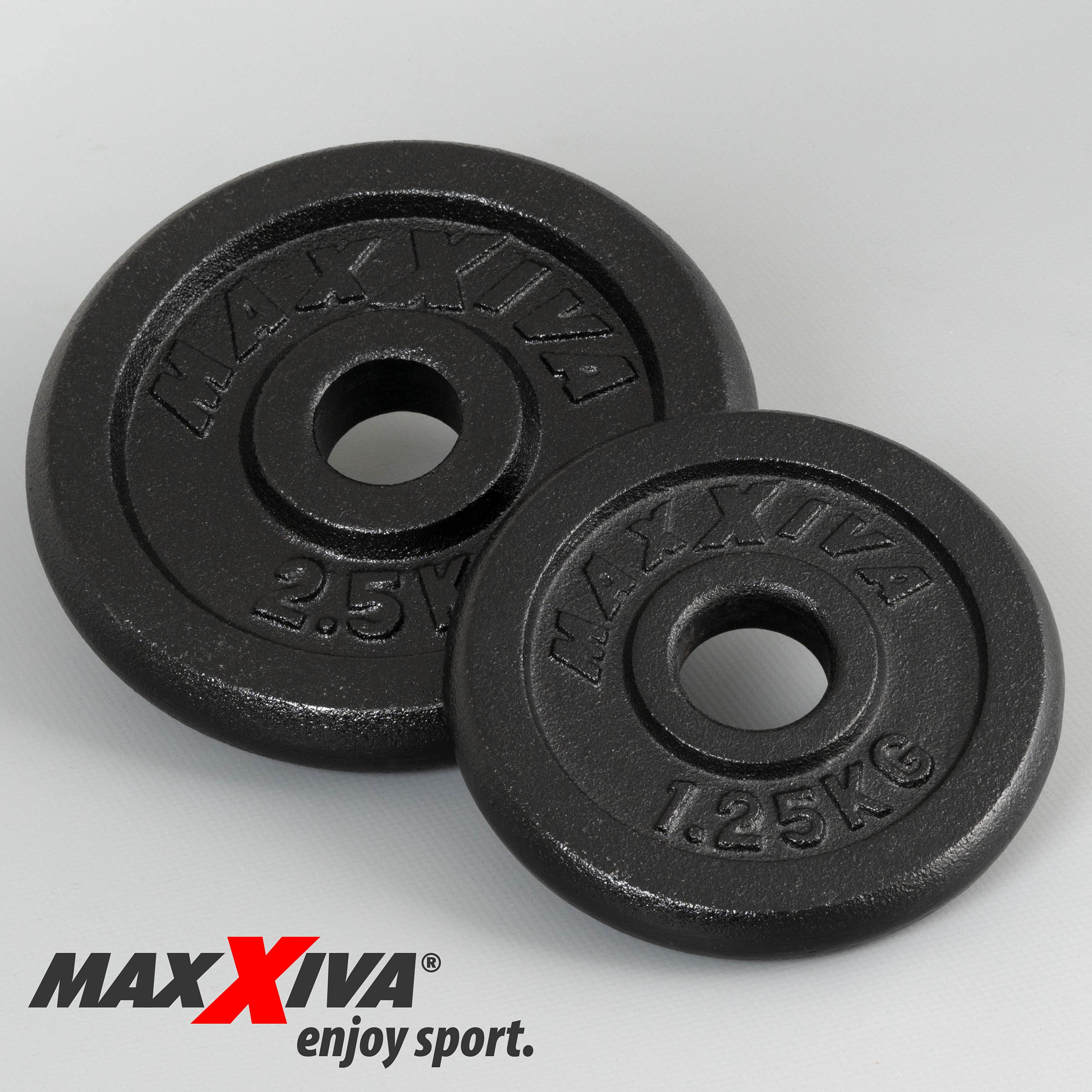 Kurzhantel-Set Gusseisen 2x10 kg 8 Gewichtsscheiben Sternverschluss Hantelset für Kraftsport Muskelaufbau Workouts Bodybuilding Reha 20 kg