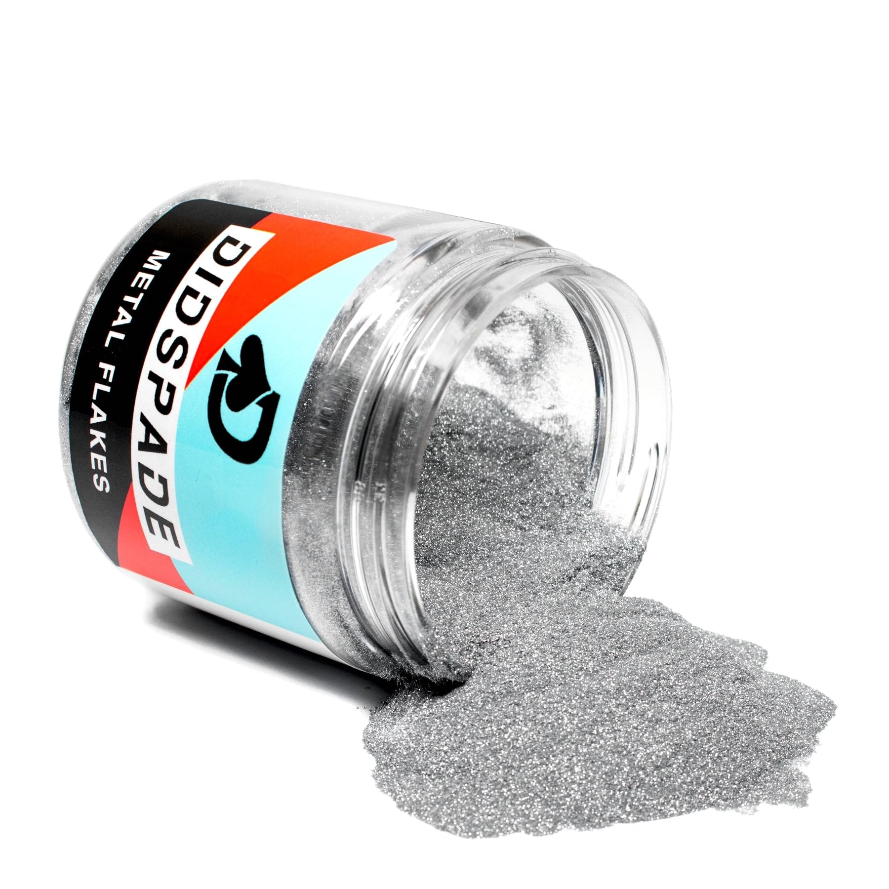 4oz Chrome 0.002" Extra Fine Silver Metal Flake Solvent Resisitant Glitter | Paint Metal Flake | Flake for Automotive Spray and Spray Painting | Glitter for Epoxy Resin