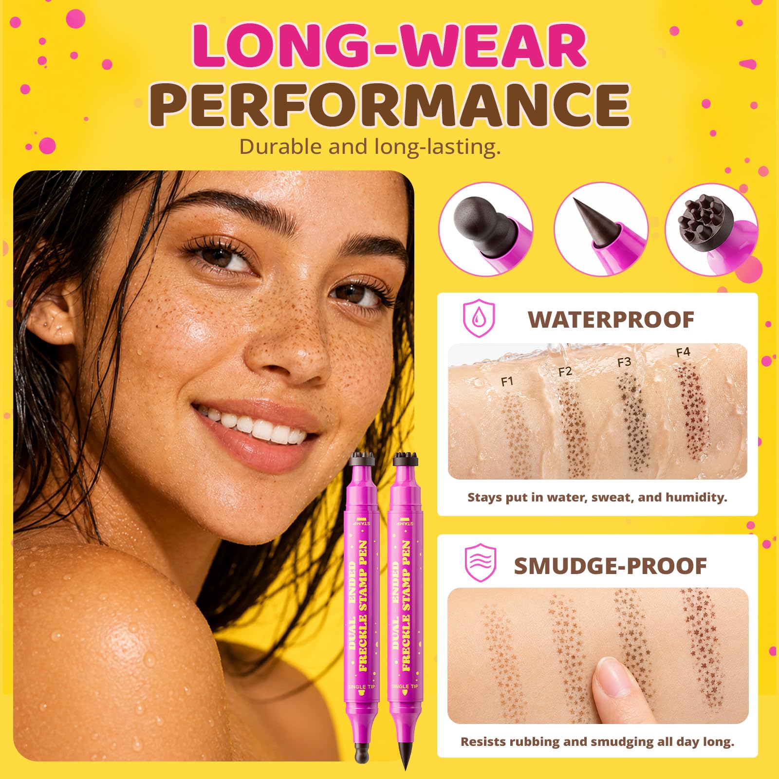 Dual Freckle Stamp Pen - Natural Sun-Kissed Glow -6 Dual Freckle Stamp Pen - Natural Sun-Kissed Glow -6