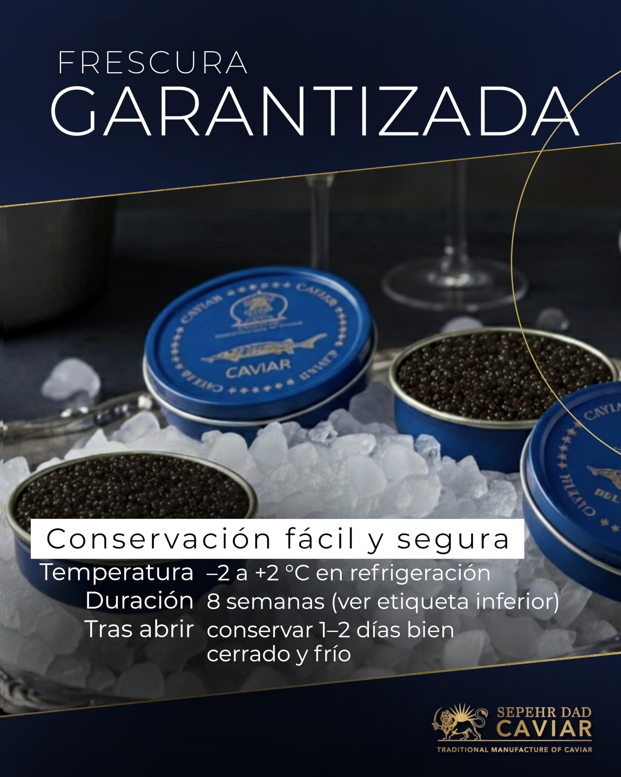 Beluga Caviar Original Huso Huso puro 250g