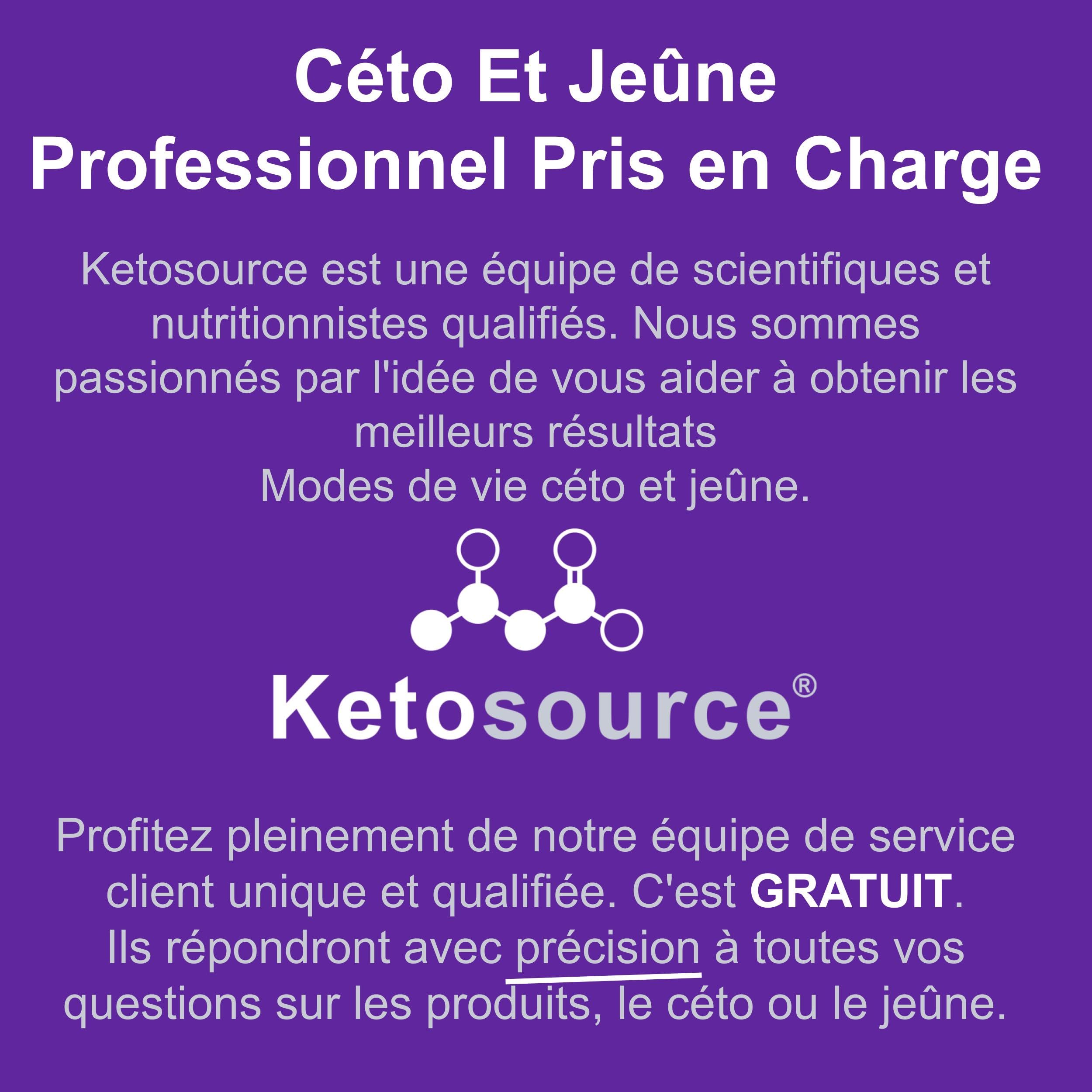Ketosource® Fibre d'Acacia Pure 500g Supplément de fibres solubles prébiotiques 0g glucides Zéro calories