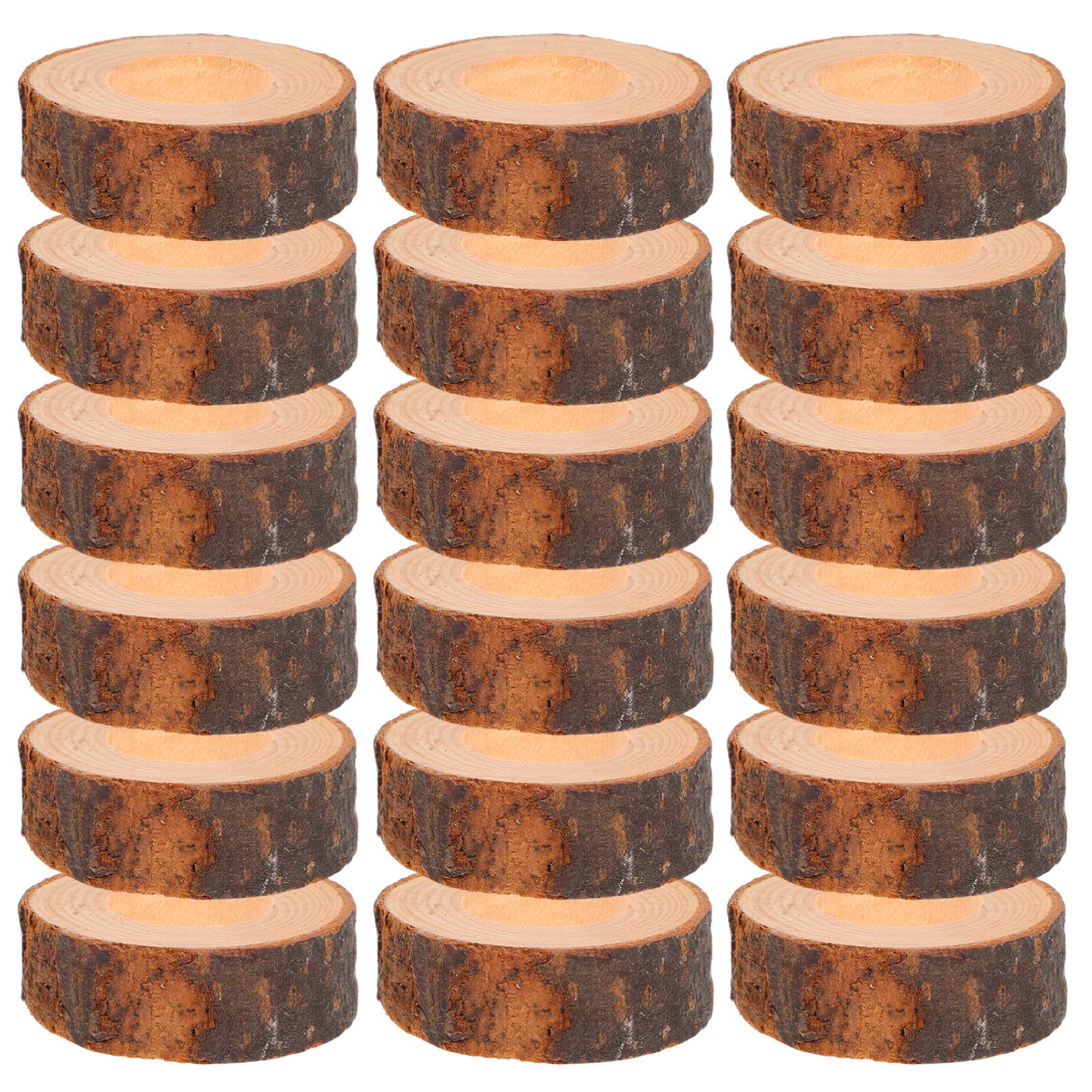 20 pezzi Portatovaglioli in Legno Naturale Design per Matrimoni Feste e Decorazioni da Tavola in Stile Farmhouse Accessori Versatili per Tovaglioli e Ambienti Accoglienti