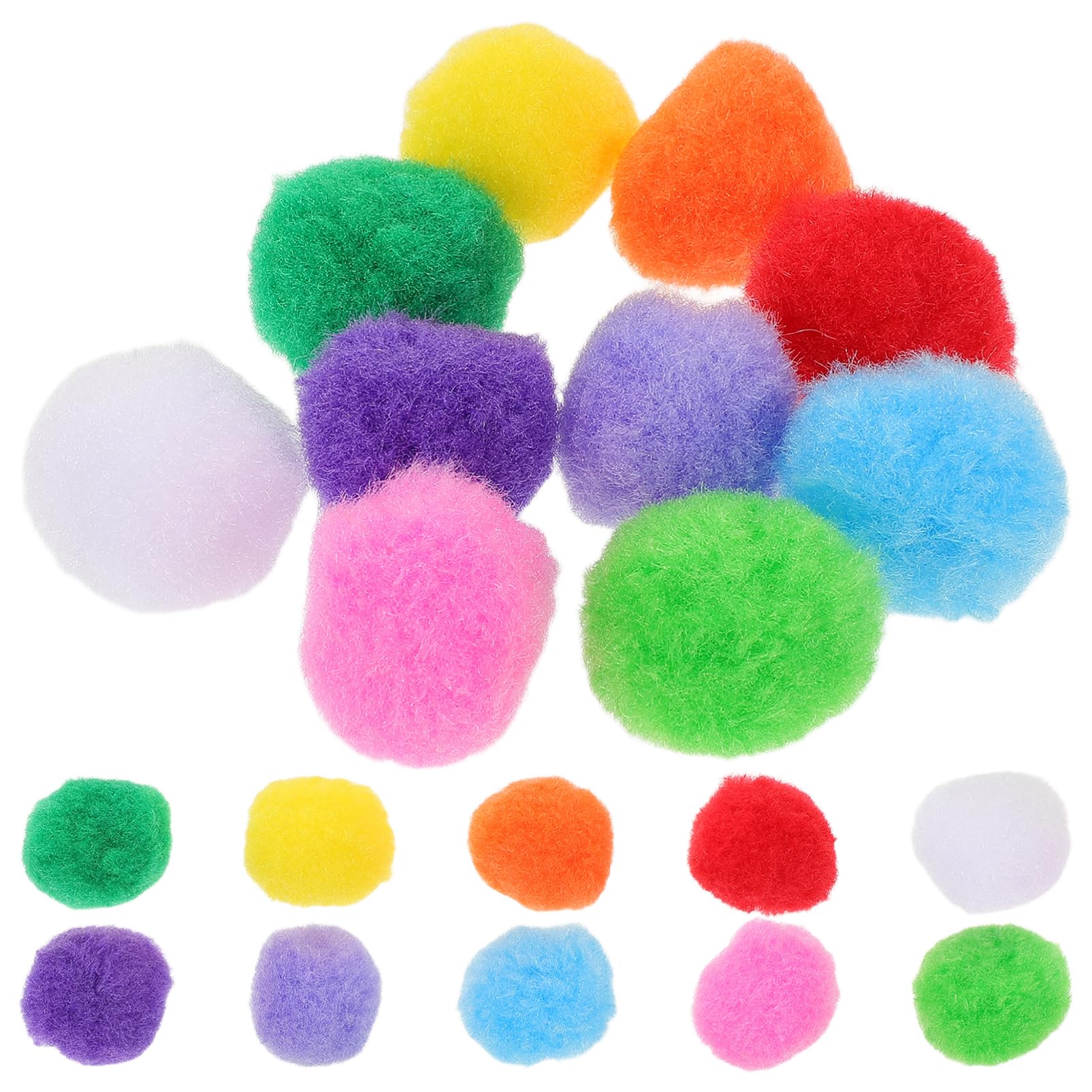 Pompons Soi-même 1000 Pièces 3cm en Peluche pour Loisirs Créatifs