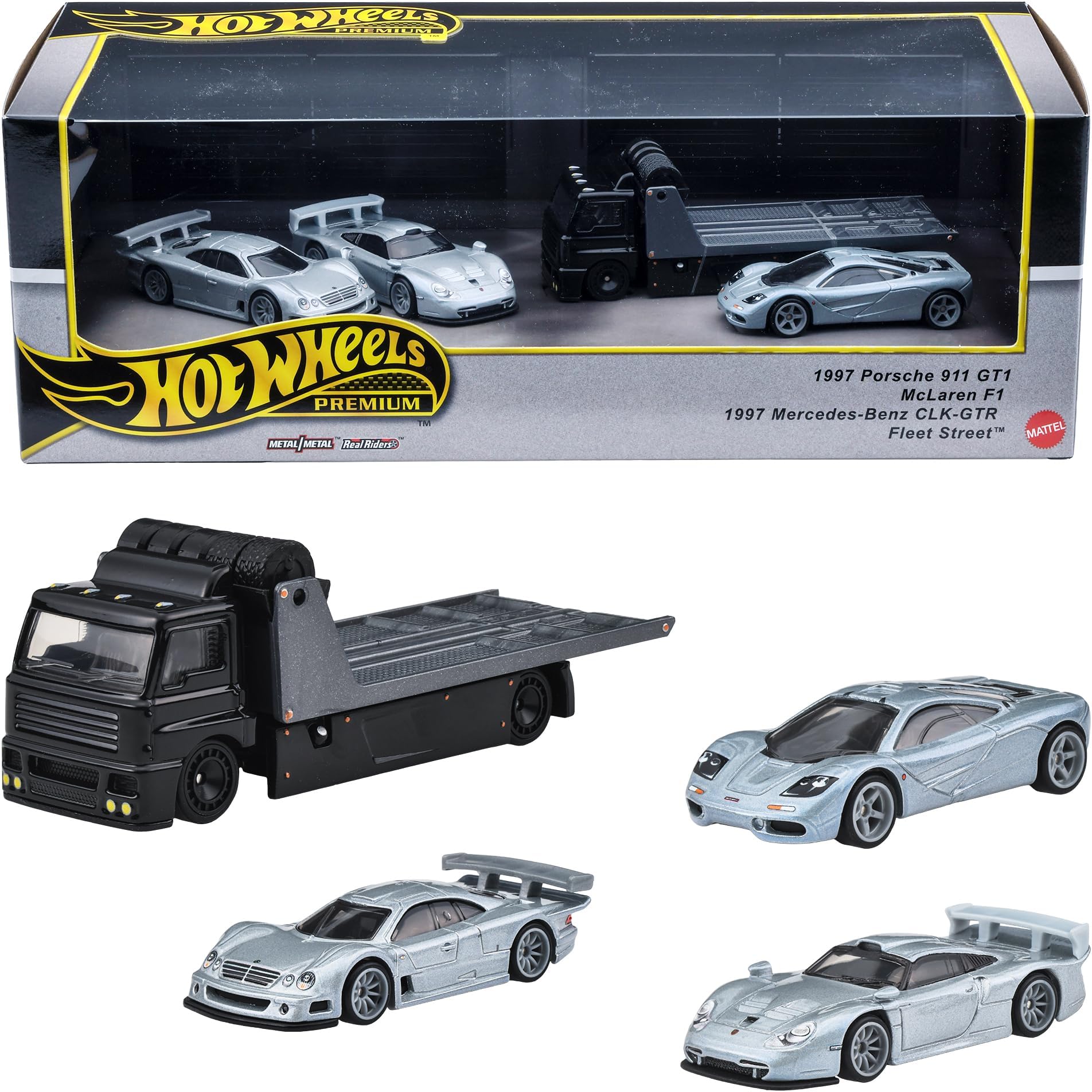 Premium Collector Set Assortment - Advan Racing Team Toy Vehicles Mini Cars 4-Pack Ages 3 and up Multi 987C-GMH39