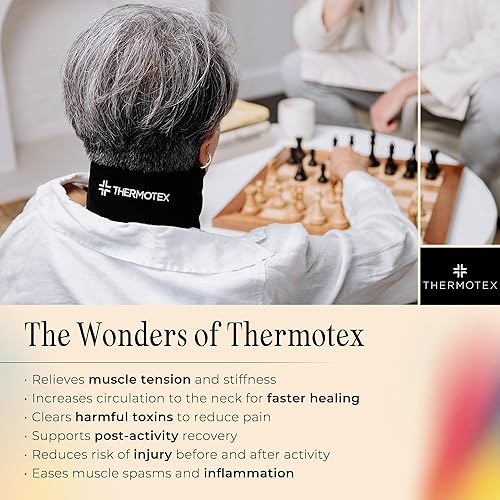 Miniatura 2 de Almohadilla térmica prémium de infrarrojos lejanos Cuello Alivio del dolor de calor dirigido para rigidez, dolor e incomodidad del cuello,