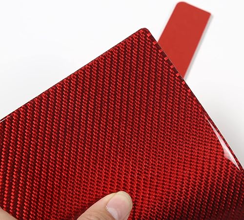 Miniatura 7 de HAPPYHORSE Panel de consola central de automóvil compatible con Jaguar F-Type 2013-2023 de fibra de carbono real para panel de control central de