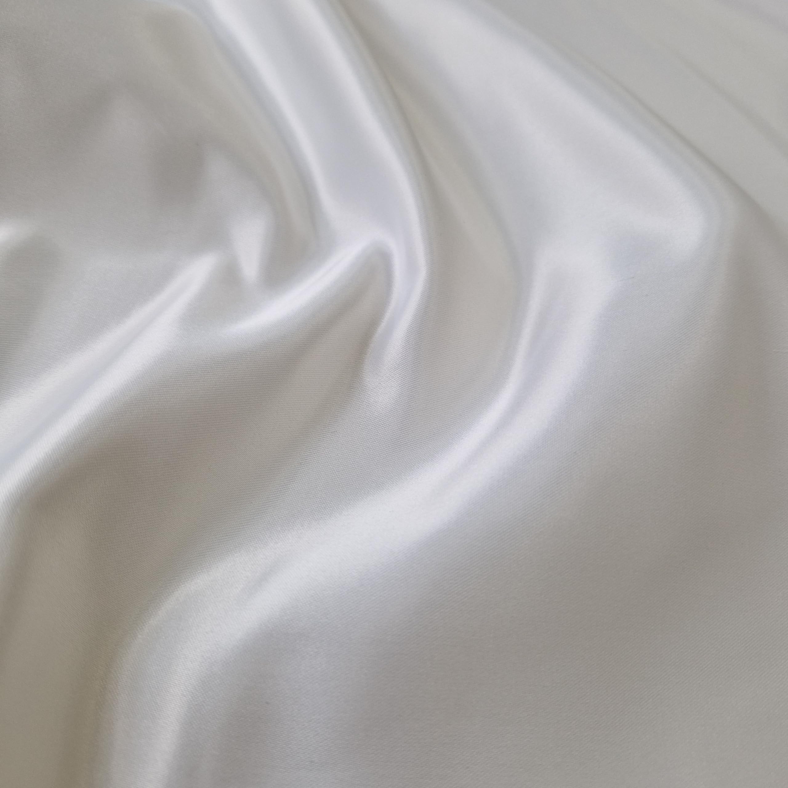 Duchess Satin Fabric - Ivory - Bridal Prom Dress Costume Fabric Material