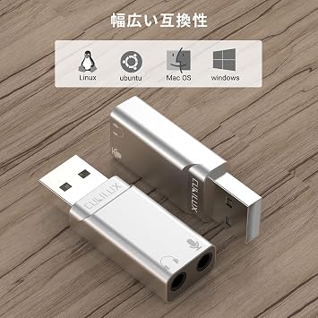 Cubilux USB Microphone Earphone Converter Adapter, USB A to Mini 3.5mm 3-Pole Audio Microphone Connector, Headset USB Conversion Dongle, for PS5 Windows 11/10/8/7/XP Linux PC Laptop USB External Stereo Audio Sound Card
