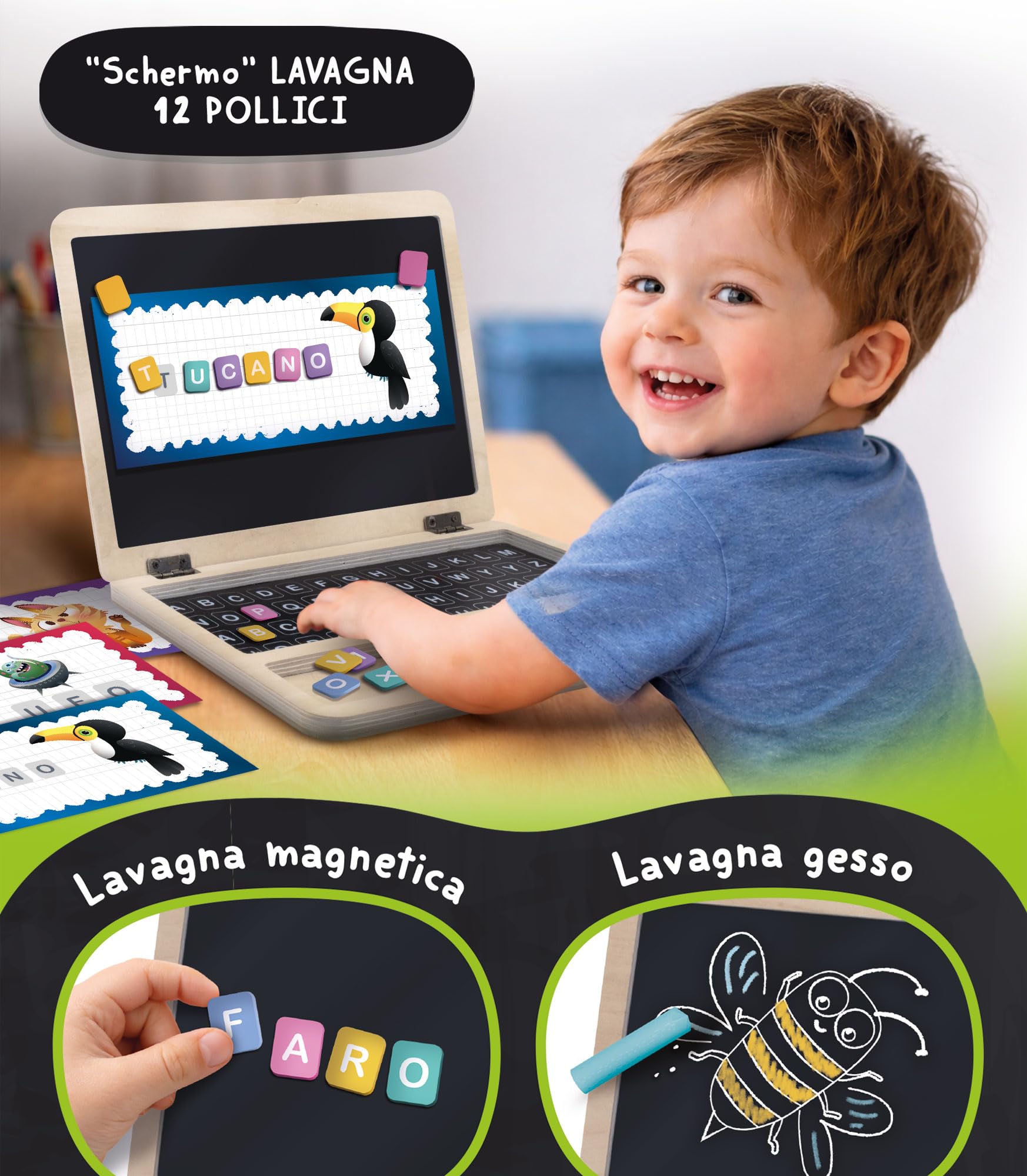 Lisciani Giochi - Carotina Gli utilissimi Primo Laptop, 117802