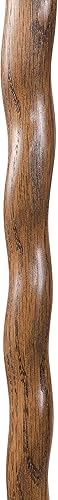 Miniatura 9 de Brazos Handcrafted Wood Walking Stick, Twisted Oak, Hitchhiker Style Handle, for Men & Women, Made in The USA