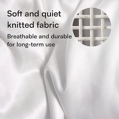 Miniatura 4 de Protector de colchón impermeable, tamaño King, bolsillo profundo, 78 x 80 pulgadas, transpirable, sin ruido, 8 a 20 pulgadas, funda de colchón de