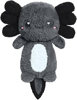 Axolotl Microwavable Unscented Heating Pad for Women and Kids- Cute Soft Cozy Pillow Plush Heatable Warm Stuffed Animals - Kawaii Hot and Cold Plushie Food Toy - Axolotl Gifts for Girls and Boys