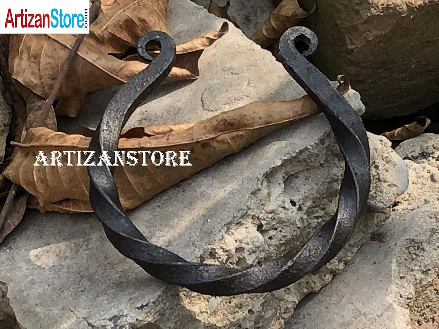 medieval iron viking bracelet bangle Jewelry hand forged pary wear bracelet - Image 6