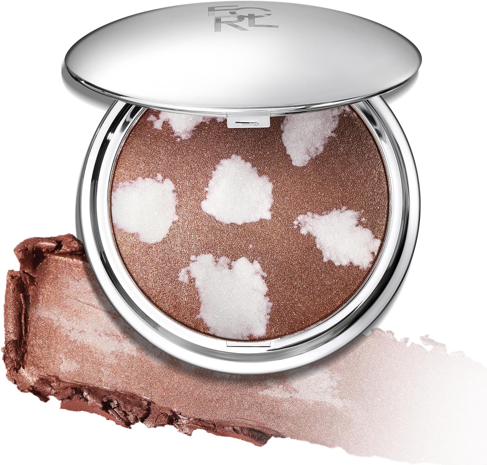 Shimmer Face Highlighter Makeup Powder, Gel to Powder Glow Finish, Leaving a Lightweight & Healthy Radiance, Long Lasting Luminous Face Body Highlighter Makeup,BR02 Launch Adrift
