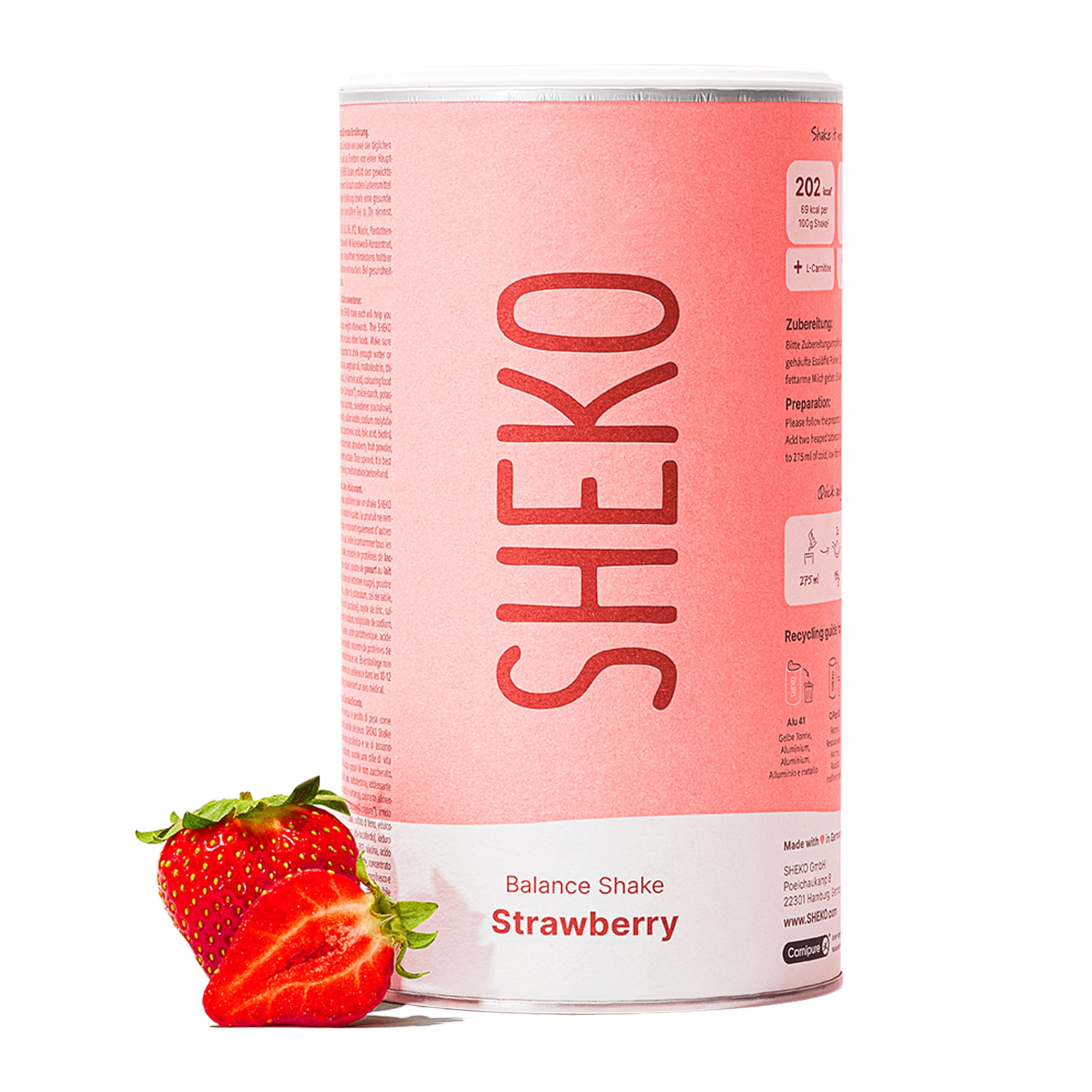 SHEKO Balance Shake Erdbeere