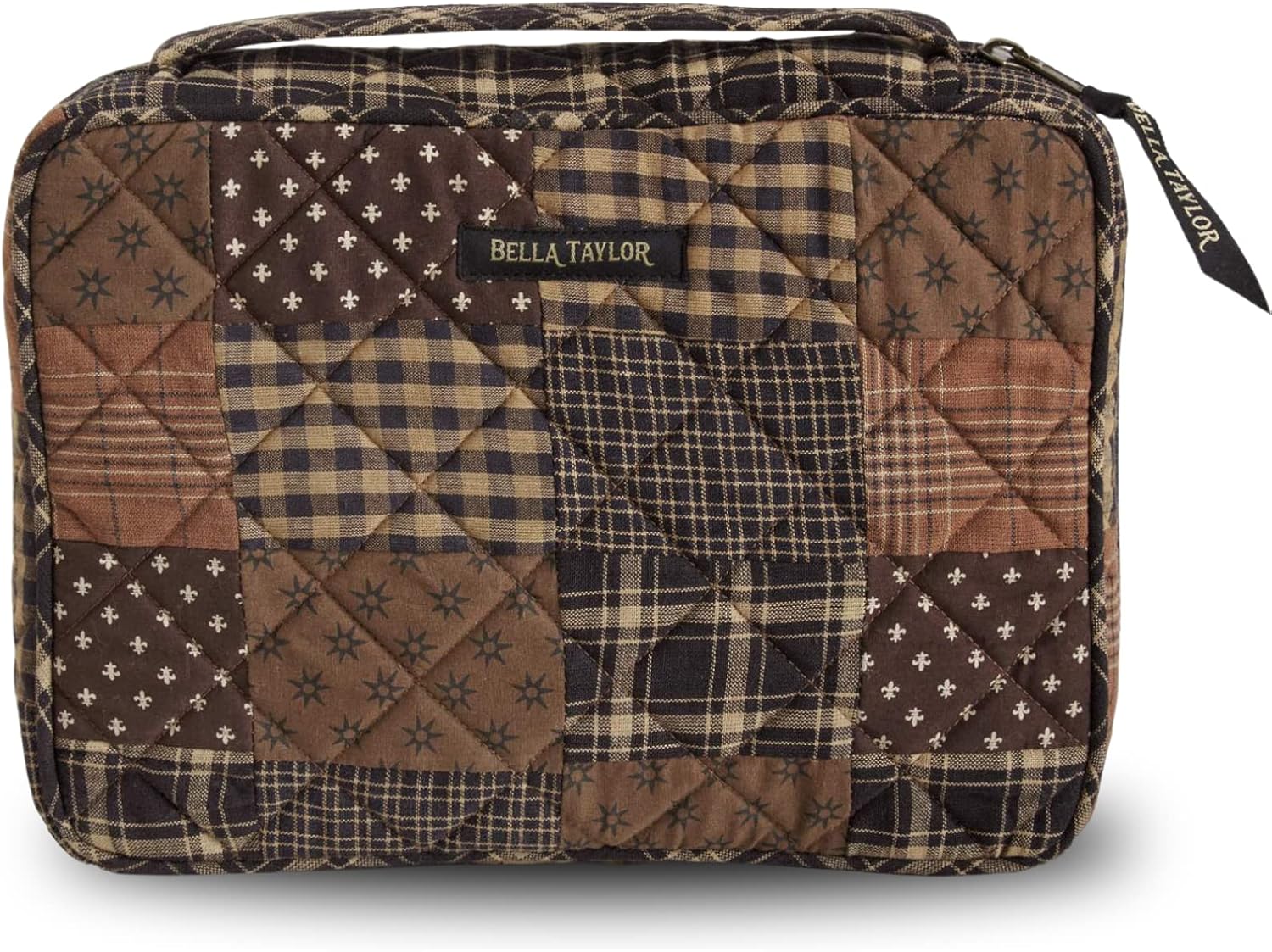Bella Taylor Quilted Bible Cover - Large Study Bible Case (Ironstone)