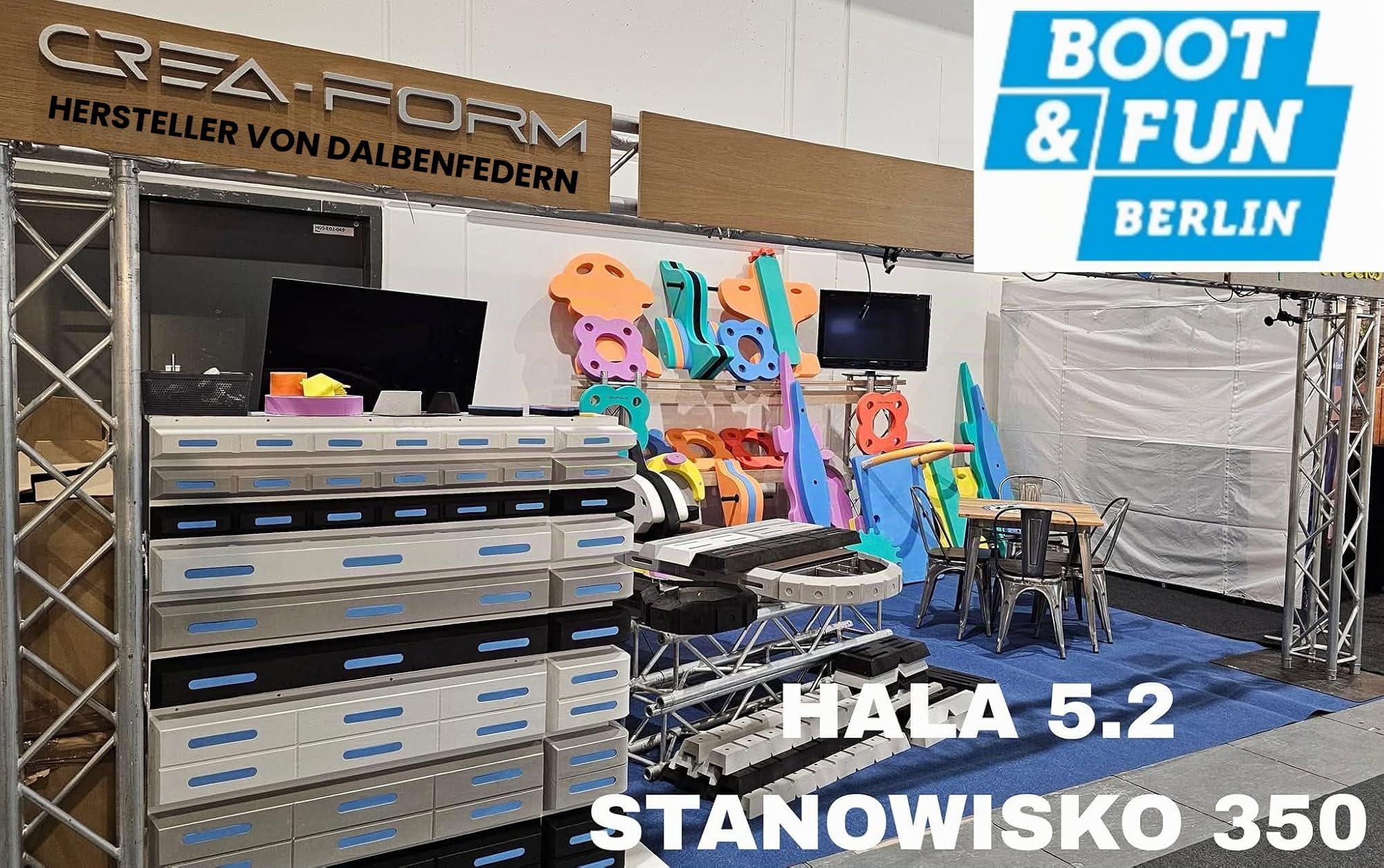 Marina 12 Y-BOOM, Überbrückungspuffer CREA-FORM EVA, EVA-Bootsanschlag