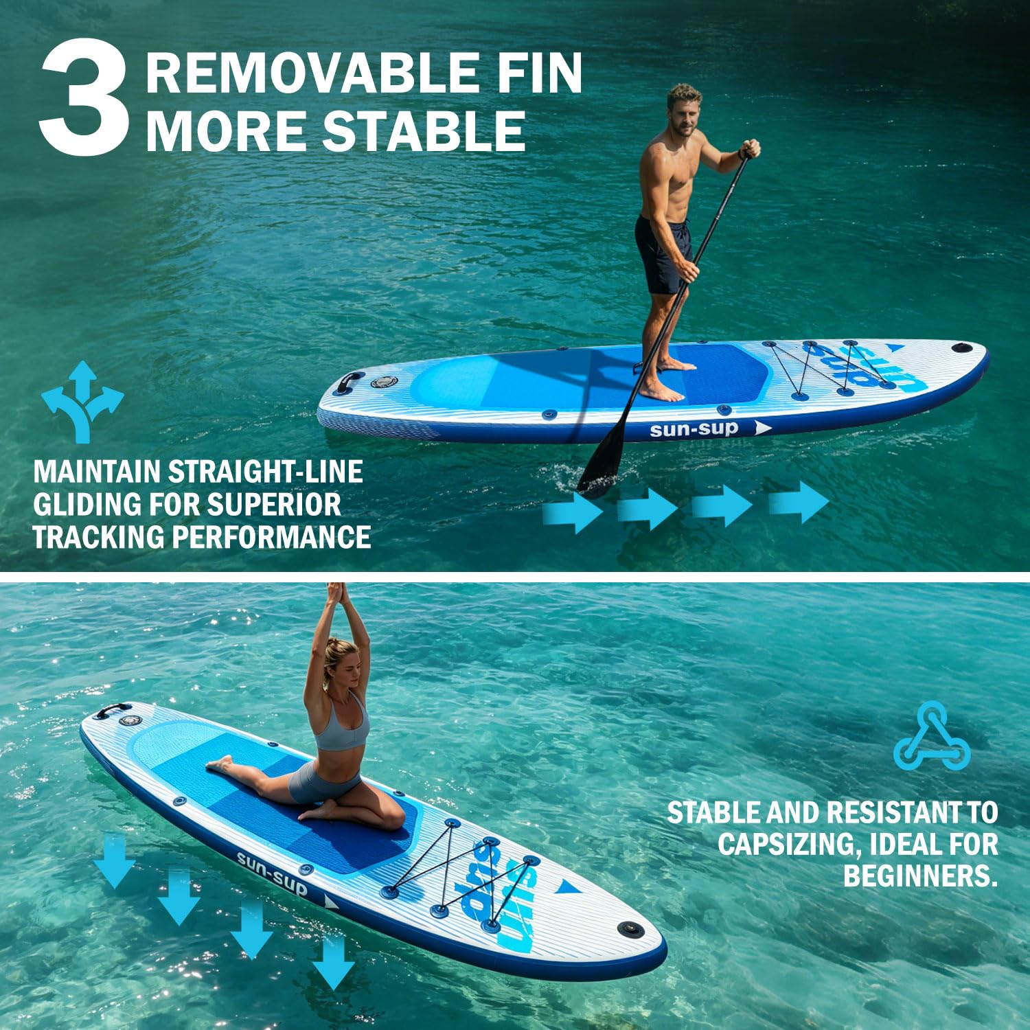 【新品】SUN-SUP インフレータブル スタンドアップパドルボード 320cm Amazon | SUN‑SUP インフレータブルサップボード 320×84×15cm SUP