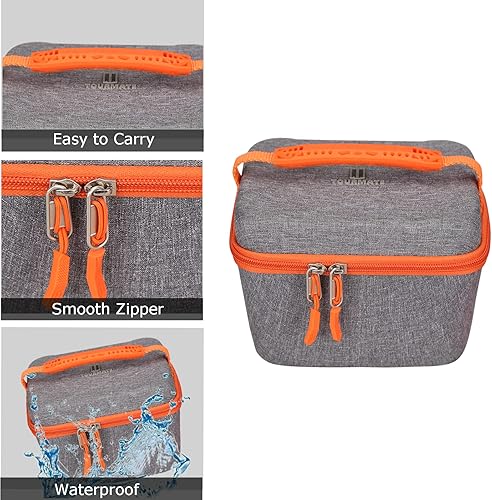 Miniatura 4 de Tourmate Estuche rígido de almacenamiento para altavoz Bluetooth Yoto Player, estuche de transporte de viaje para niños, reproductor de música,