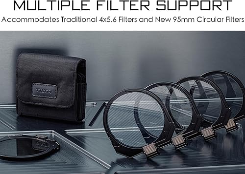 Miniatura 4 de Tilta Mirage Matte Box  Diseñada para cámara réflex digital, cardán y drones  Sistema modular moderno (caja mate + VND + motor)