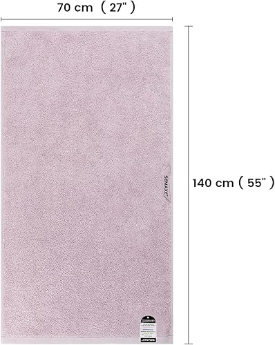 Vista 70 de SEMAXE - Juego de toallas de baño grises, 2 toallas de baño, 2 toallas de mano, 4 toallas faciales, toalla 100% algodón para baño, toalla suave