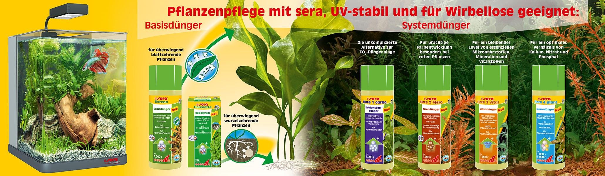 Sera Flore 03.343 1 Carbo - fertilizzanti di Sistema, Alternativa Semplice per Il Sistema CO2-fertilizzante per Le Piante acquatiche in Acquario
