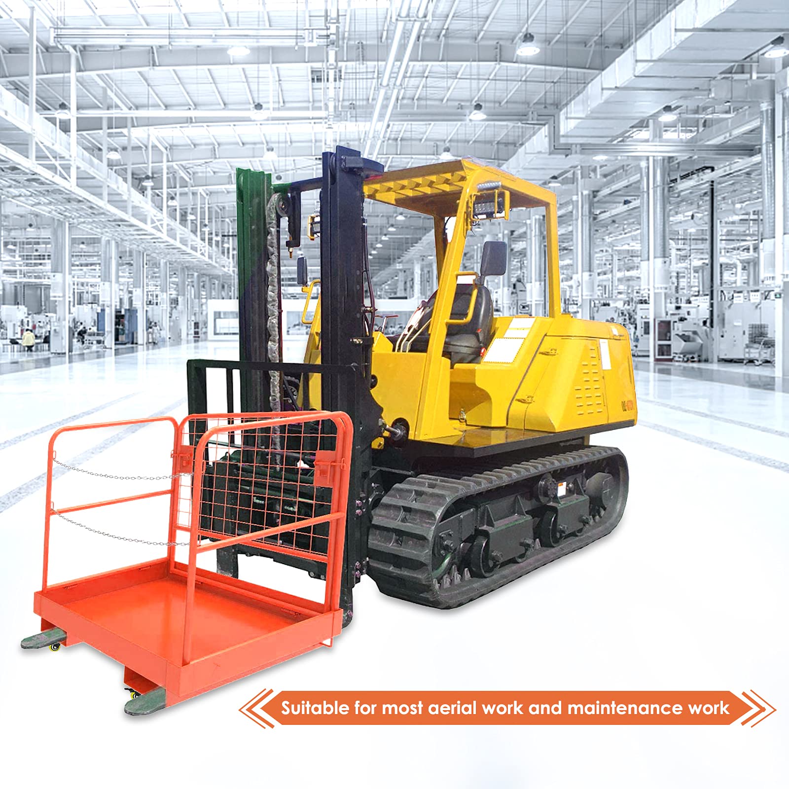 Buy Forklift Cage, 36"x36" Work Platform Forklift Safety Cage