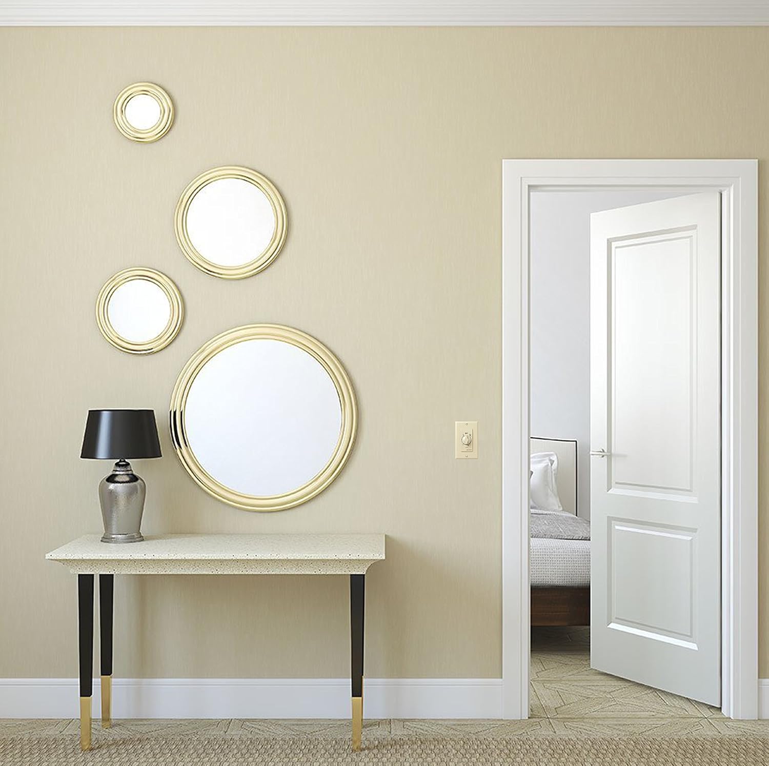 Get Special Price Intermatic FD36H 6-Hour Spring-Loaded Wall Timer for Automatic-Off of Fans and Lights, Ivory