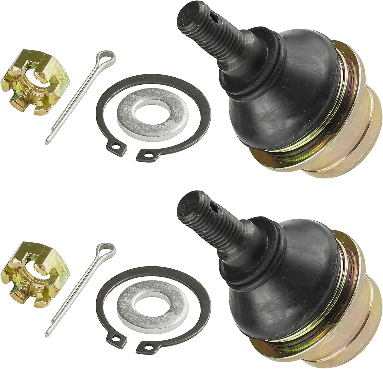 Caltric 2 Upper Ball Joints Compatible with Suzuki Quadsport 400 Lt-Z400 2005 2006 2007