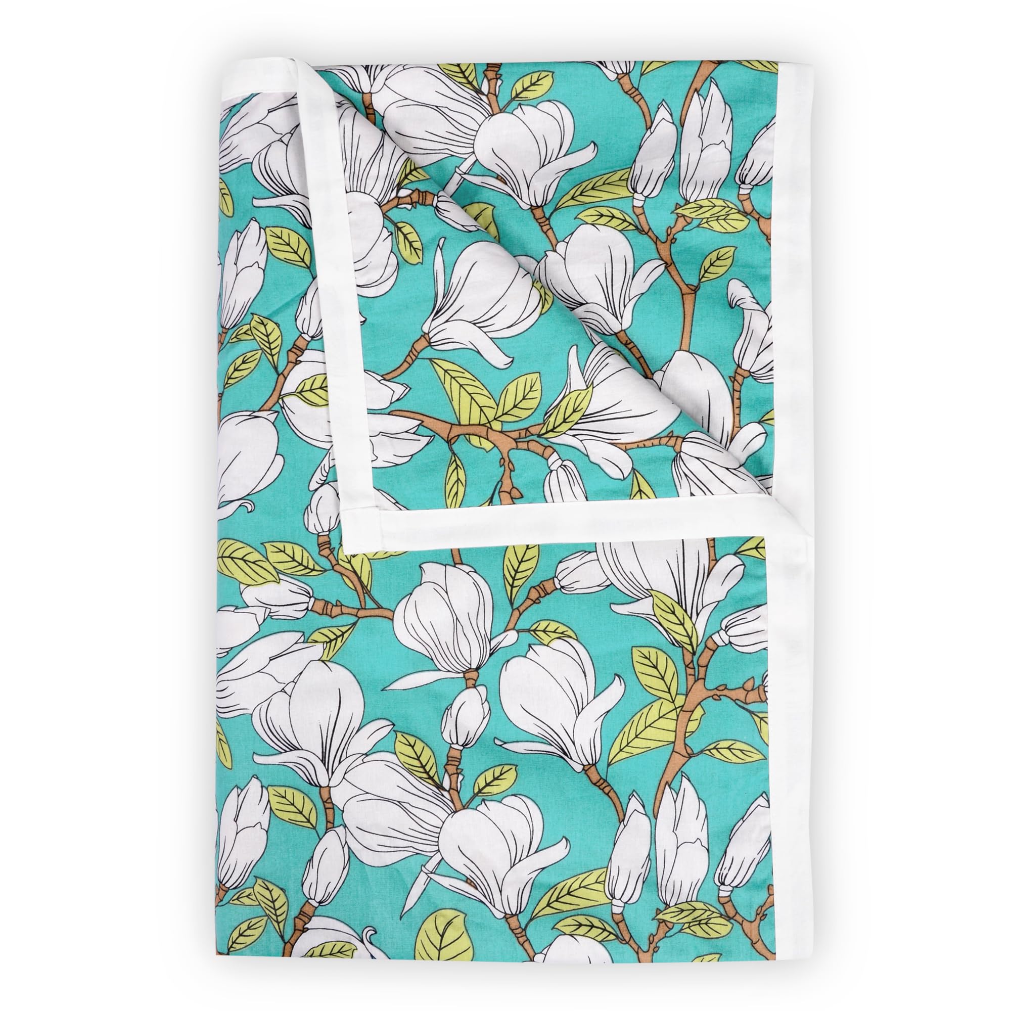 Divine Casa 144 TC 100% Cotton Floral Single Bed Reversible Blanket Lightweight AC Dohar for Living Room (Piquant Green, 43x86 inches) (B0CH89XJKT) Amazon Price History, Amazon Price Tracker