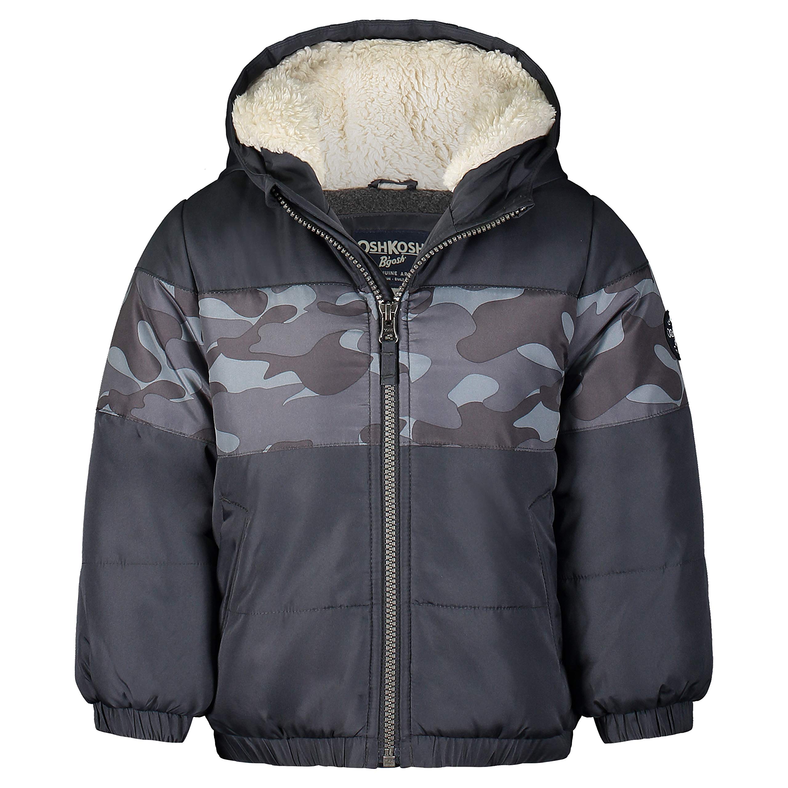OshKosh B'Gosh Boy's Heavyweight Winter Jacket with Sherpa Lining