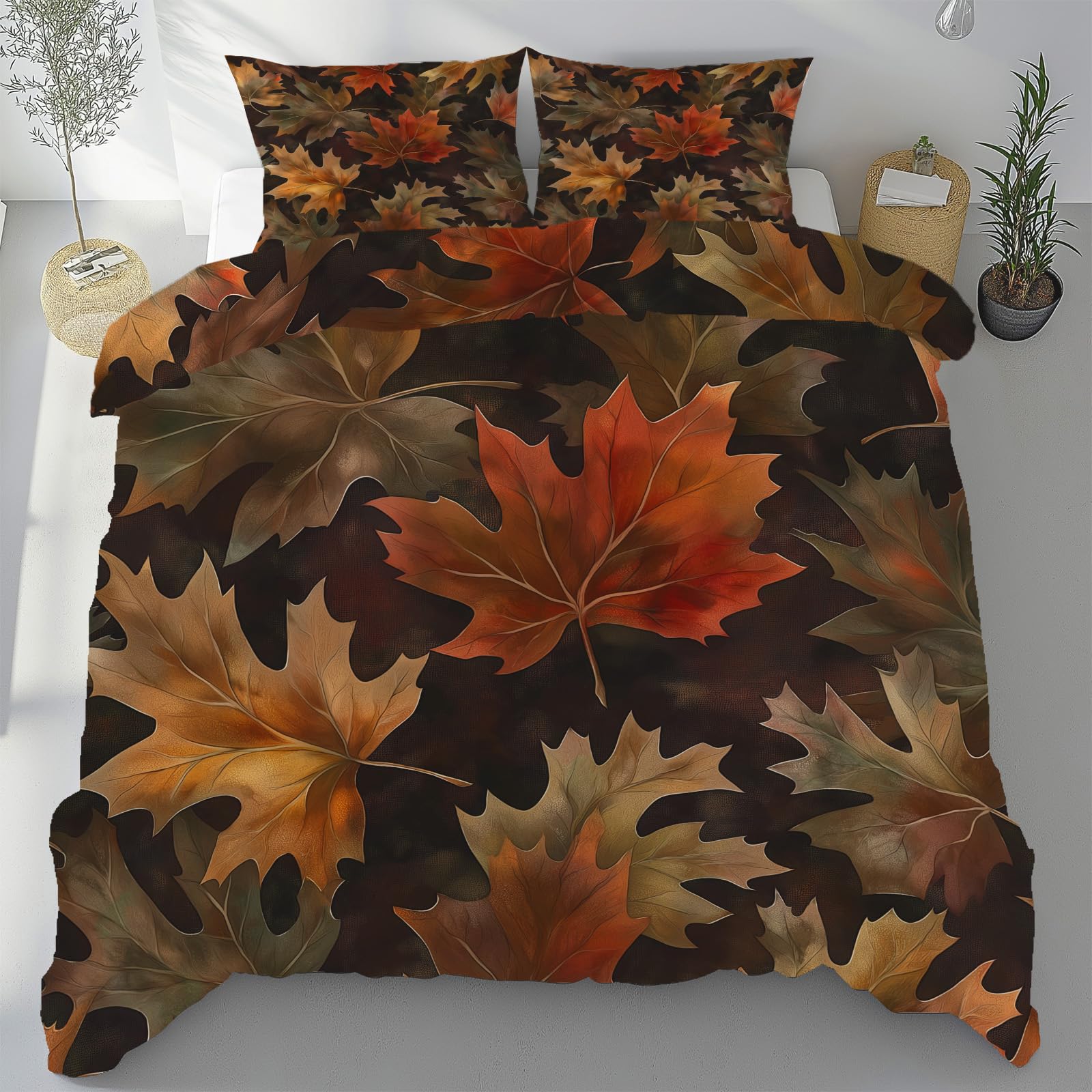 Linge de Lit Microfibre Doux de Qualité Supérieure avec Housse Couette 240x260