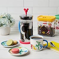 Vista 2 de Disney Juego de tazas y plantillas de café de Mickey Mouse y sus amigos