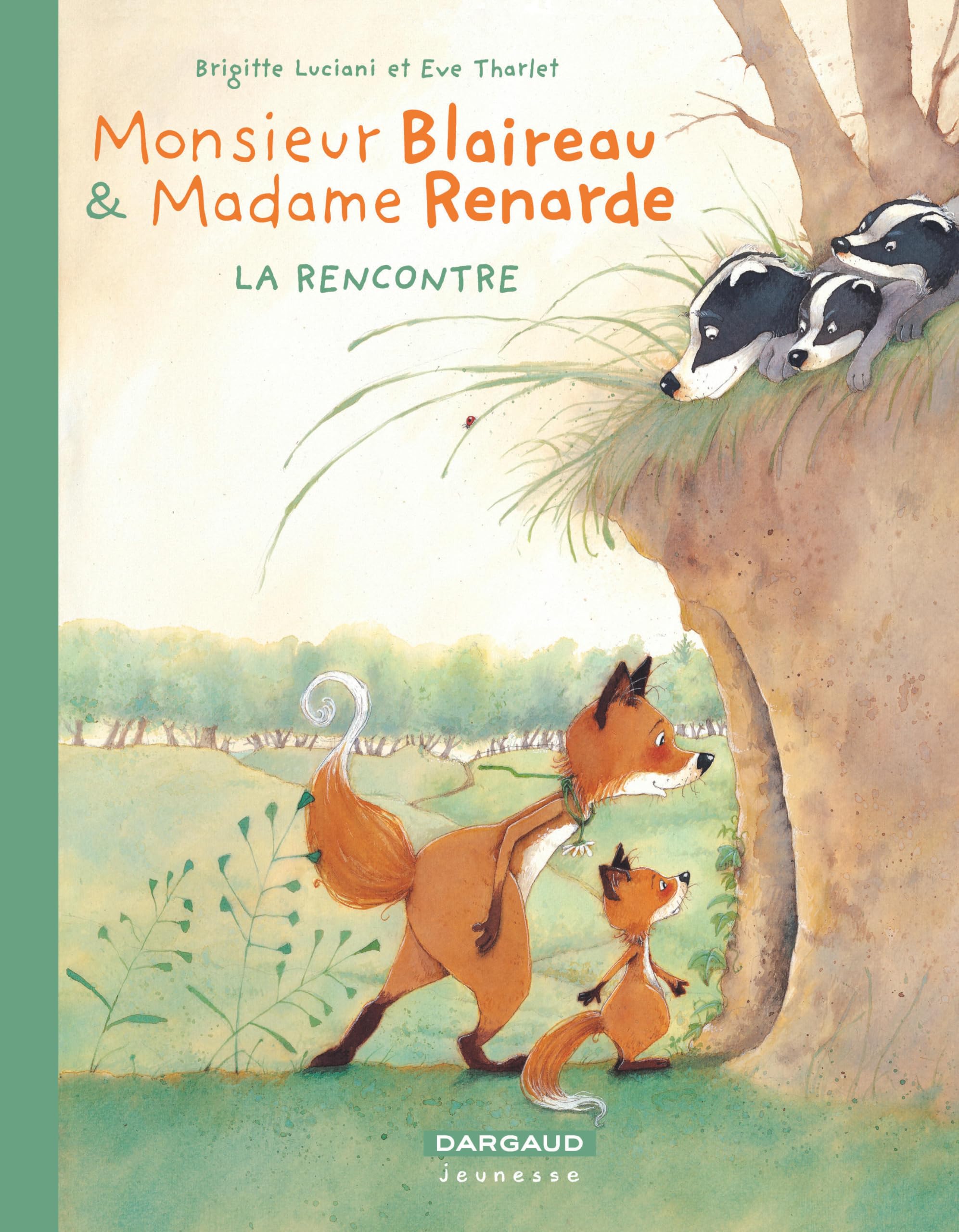 Monsieur Blaireau et Madame Renarde - Tome 1 - La Rencontre - Brigitte Luciani - Dargaud - broché - Bande dessinée jeunesse