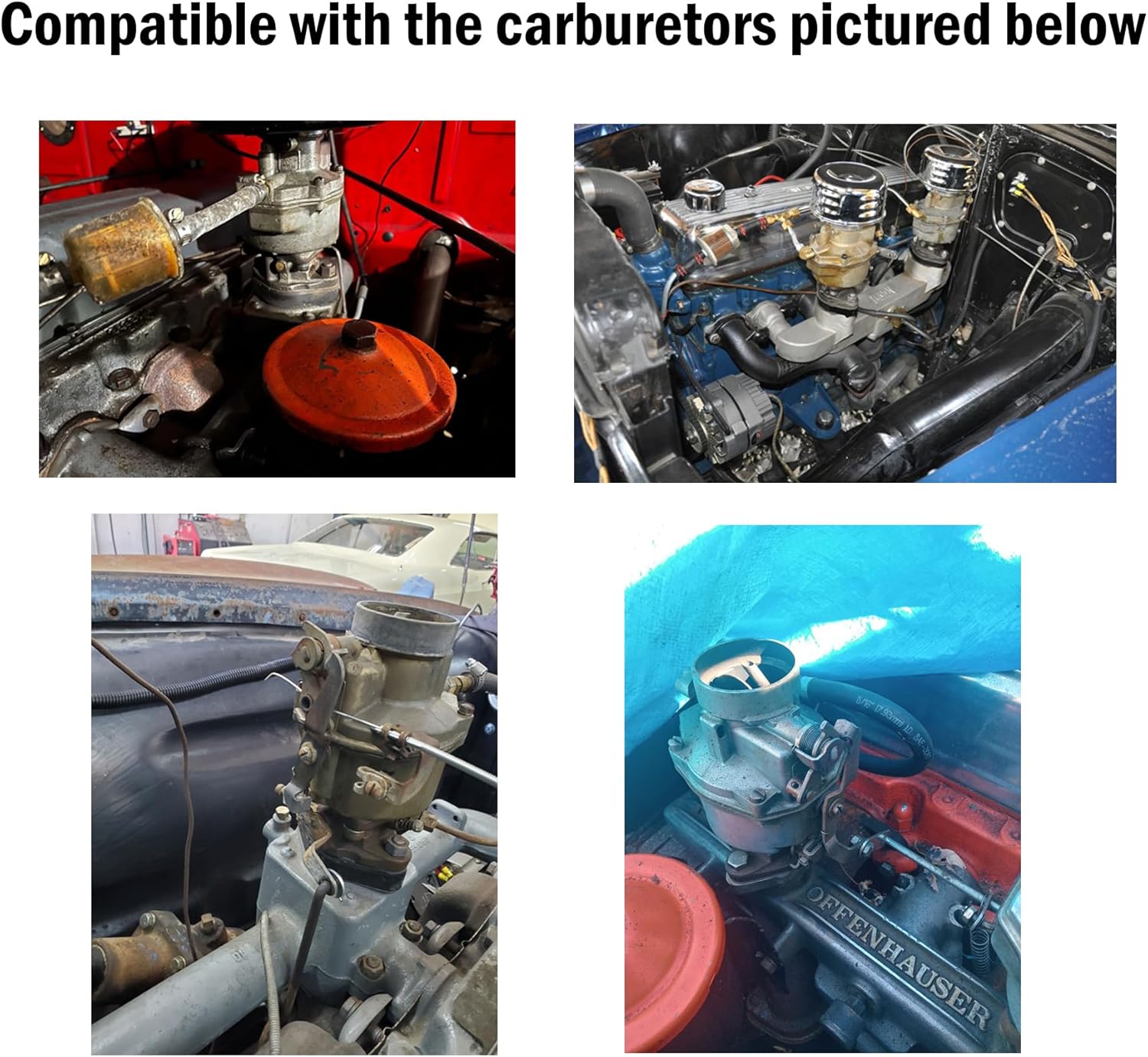 Vintage ROCHESTER B model 1 BARREL CARBURETOR Manual choke with cable and choke bracket For 1950-1959 CHEVY TRUCKS 235ci Inline 6 cyl ENGINE 1932-1952 CHEVY 216ci 1951 Chevy Truck 3100 6 cyl 235
