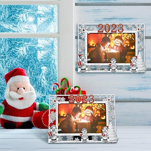 Miniatura 5 de 2 marcos de fotos de huevos de Pascua de 4 x 6 pulgadas, 5 x 7 pulgadas, decoración de flores de huevo, marcos de fotos de metal con vidrio de alta