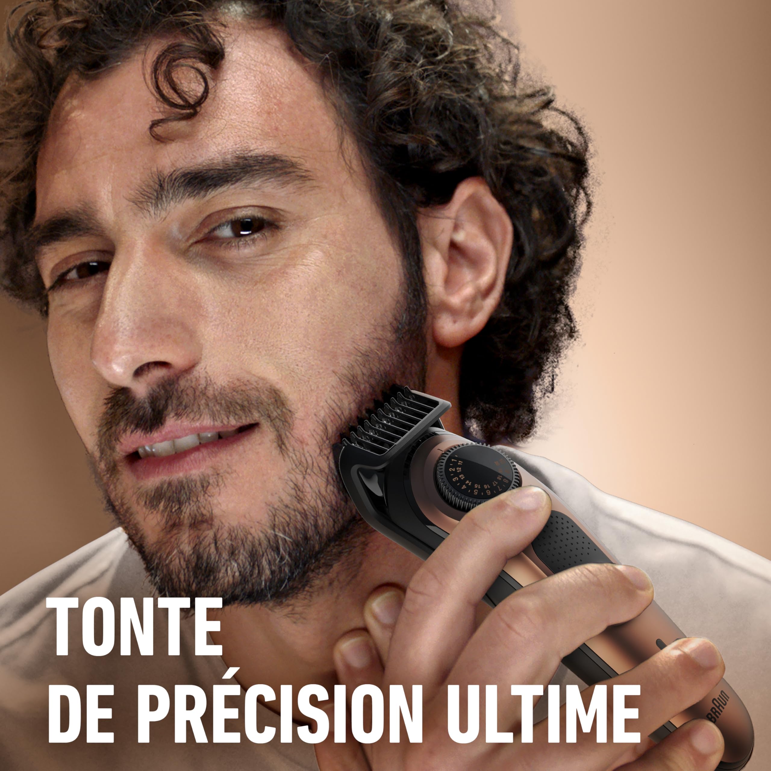 King C. Gillette Kit Barbe Homme, Tondeuse Electrique et 2 Soins Visage | 40 Longueurs, Lames Inusables en Métal, Coffret avec Nettoyant 3-en-1 60 ml, Baume Adoucissant 25 ml