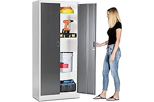 Fedmax Metal Garage Storage Cabinet: Secure Organization for Your Belongings